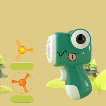 Interaktiver Katzen Frisbee Werfer mit Gyroskop & Licht