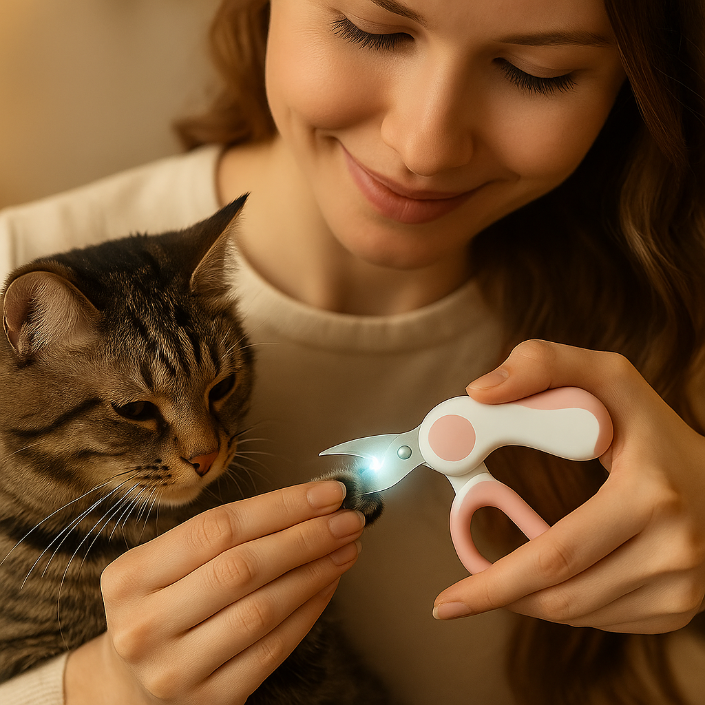 Profi-Tiernagelschneider mit Licht & Sicherheitsverschluss