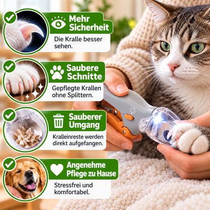 LED Krallenschere für Hunde & Katzen