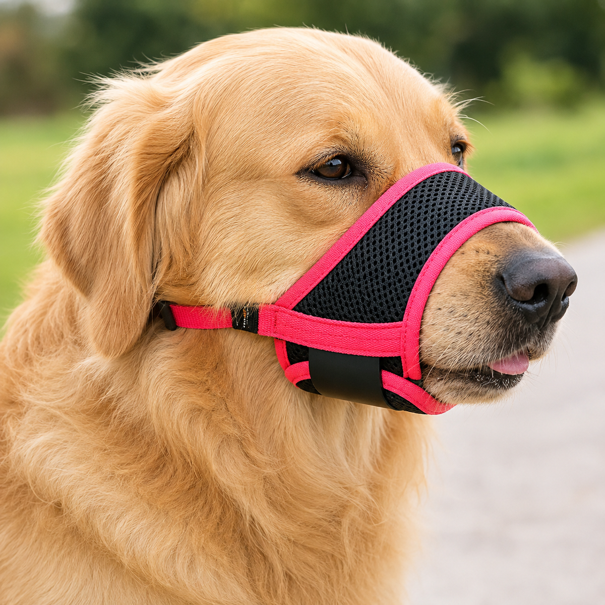 Atmungsaktiver Hunde-Maulkorb mit weicher Passform