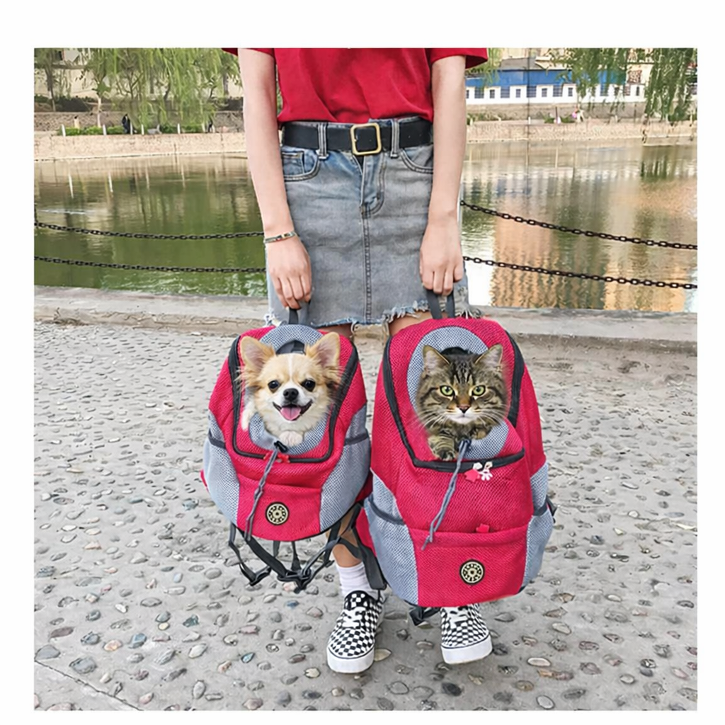 Atmungsaktiver Hunde-Rucksack für Reisen