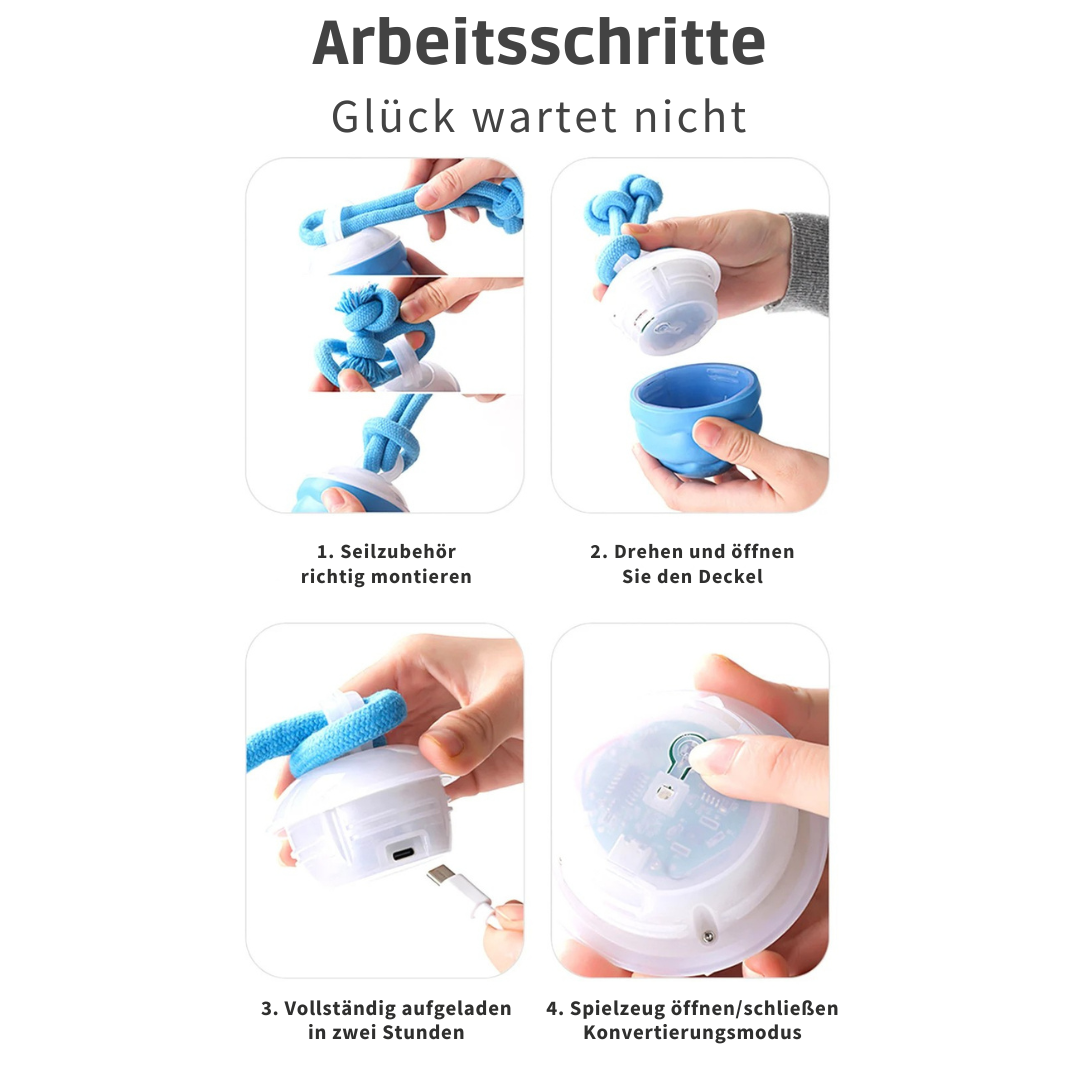 Auto-Knot – Intelligentes Hundespielzeug für endlosen Spaß 🐾🤖
