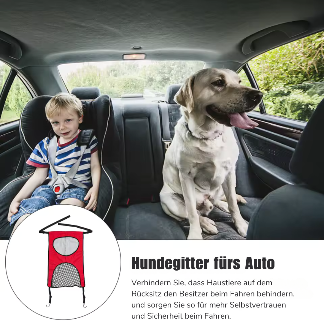 Auto-Trennnetz & Organizer - Stressfreie Fahrt mit deinem Hund