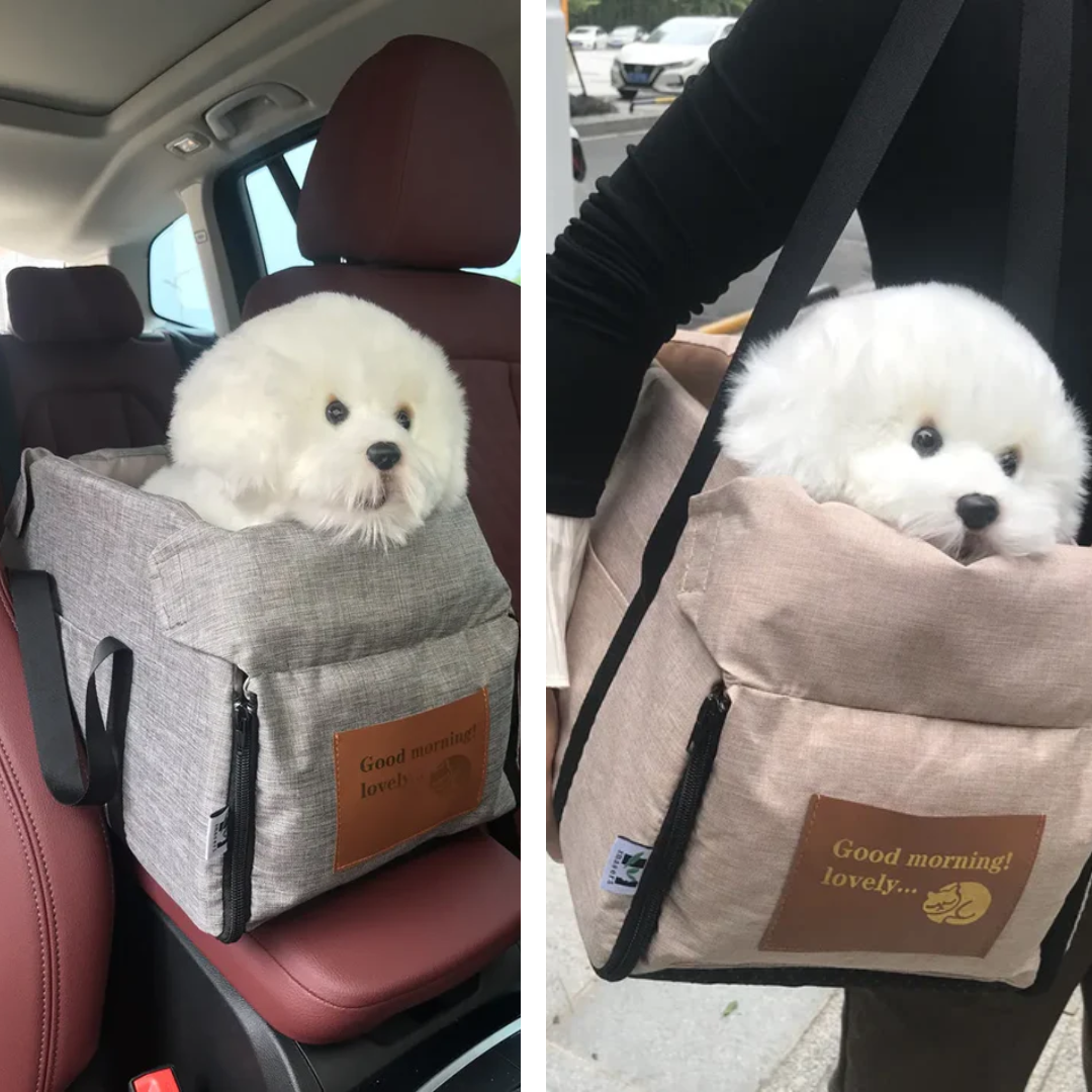 Auto Hundesitz für Mittelkonsole kleine Hunde & Katzen