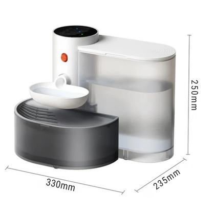 Automatischer Haustier-Wasserbrunnen – Kabellos, Leise & Selbst-Nachfüllend