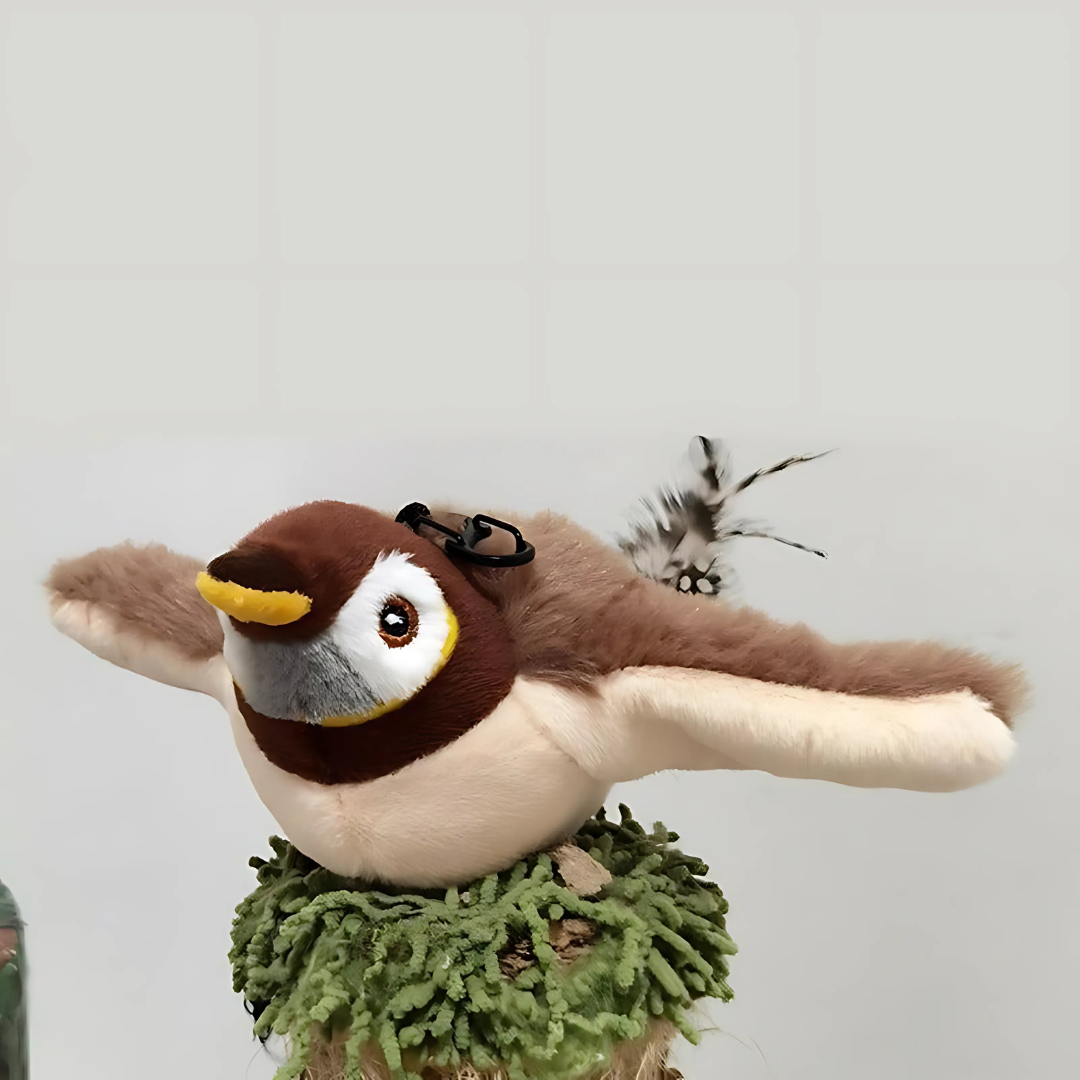 Interaktives Katzenspielzeug mit Zwitscher-Funktion – der flatternde Plüschvogel, der Ihre Katze begeistert! 🐾 - Fluffy Adventures Haustiershop Default Title Mein Shop Katzenspielzeug Interaktives Katzenspielzeug mit Zwitscher-Funktion – der flatternde Plüschvogel, der Ihre Katze begeistert! 🐾 Katzenspielzeug Mein Shop Default Title Fluffy Adventures Haustiershop
