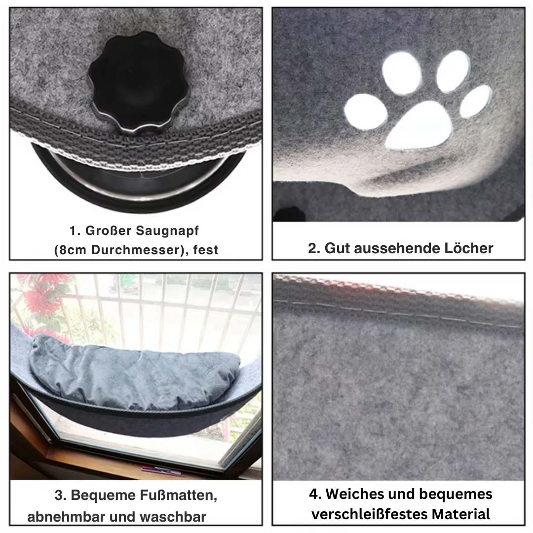 Katzen-Fenster Hängematte – Perfekte Aussicht für Ihre Samtpfote! - Fluffy Adventures Haustiershop Default Title Mein Shop Katzenhängematte Katzen-Fenster Hängematte – Perfekte Aussicht für Ihre Samtpfote! Katzenhängematte Mein Shop Default Title Fluffy Adventures Haustiershop