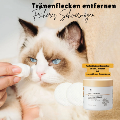 Doppelseitige Tieraugen-Reinigungstücher – sanfte Reinigung für strahlende Augen 👀