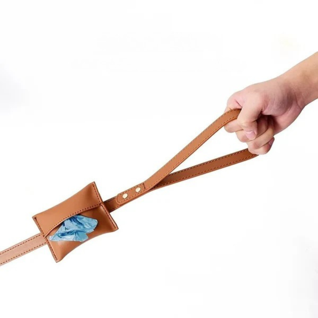 Verstellbares Leder-Hundegeschirr mit individueller Gravur