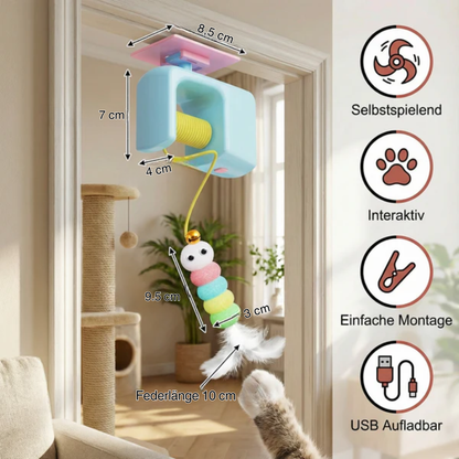 Elektrisches Katzenspielzeug zum Aufhängen – Interaktiv & automatisch