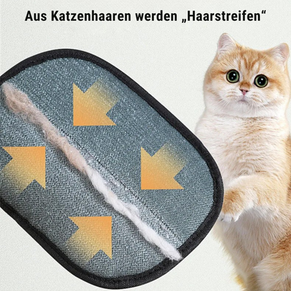 Elektrostatischer Haarentfernungshandschuh – Zweiwege-Borsten