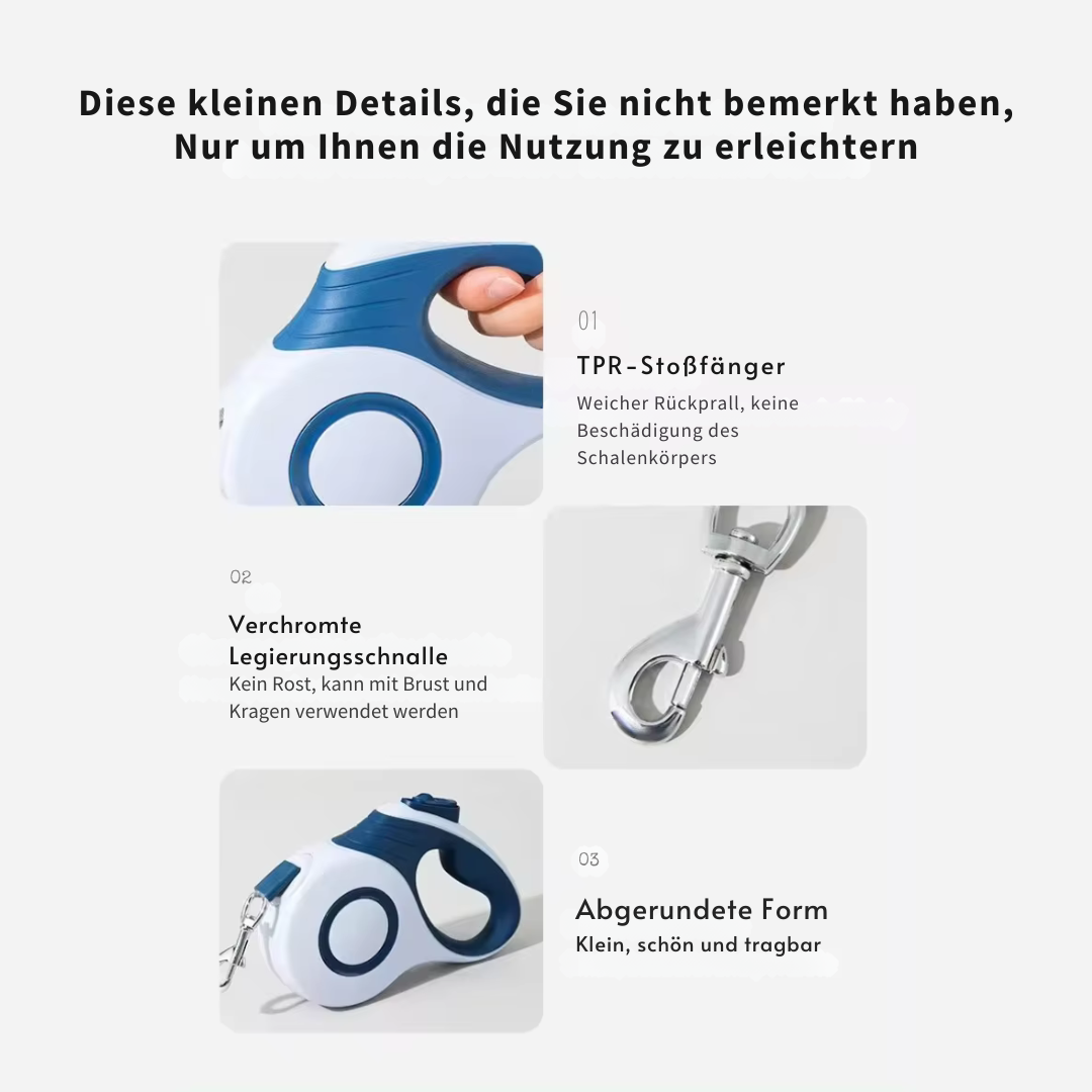 Erstklassige Rollleine für Hunde – Stil und Funktionalität vereint!