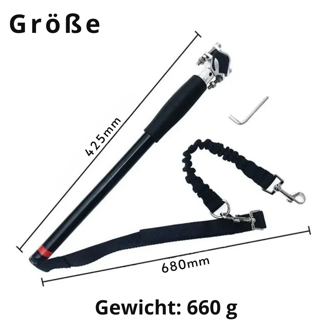 Fahrrad-Hundeleine – Stabiler Abstandshalter für sicheres Radfahren