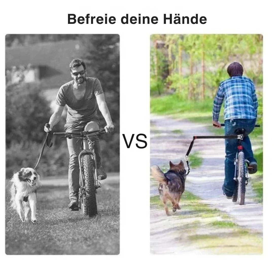 Fahrrad-Hundeleine – Stabiler Abstandshalter für sicheres Radfahren