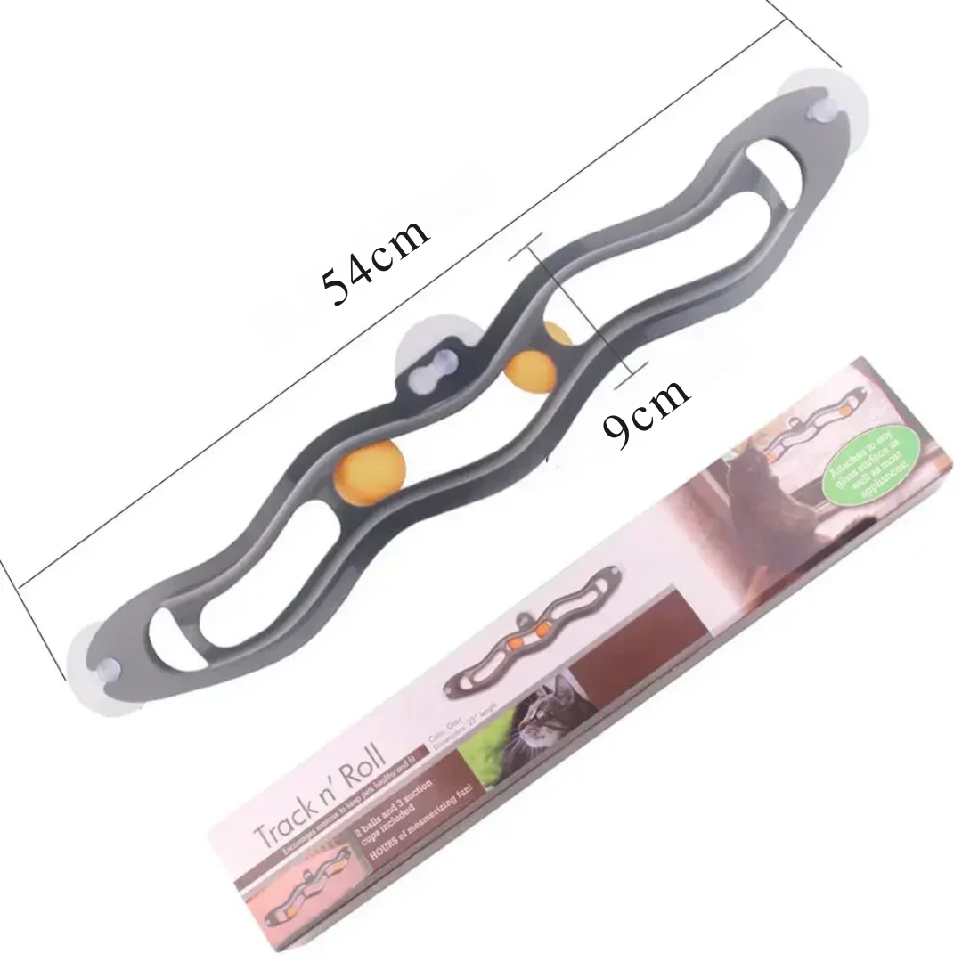 Fenster Track Ball Katze - Stressfrei spielen & Platz sparen!