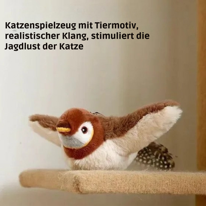 Flattervogel – für neugierige Katzen 🐦‍⬛🐱