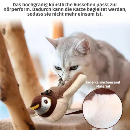 Flattervogel – für neugierige Katzen 🐦‍⬛🐱