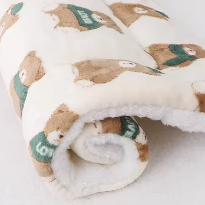 Flauschige Haustier-Kuschelmatte – warm, weich & waschbar 🐾