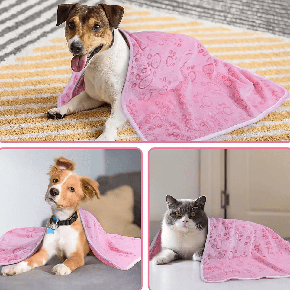 Flauschige Haustier Kuscheldecke – Warm, weich & leicht zu reinigen