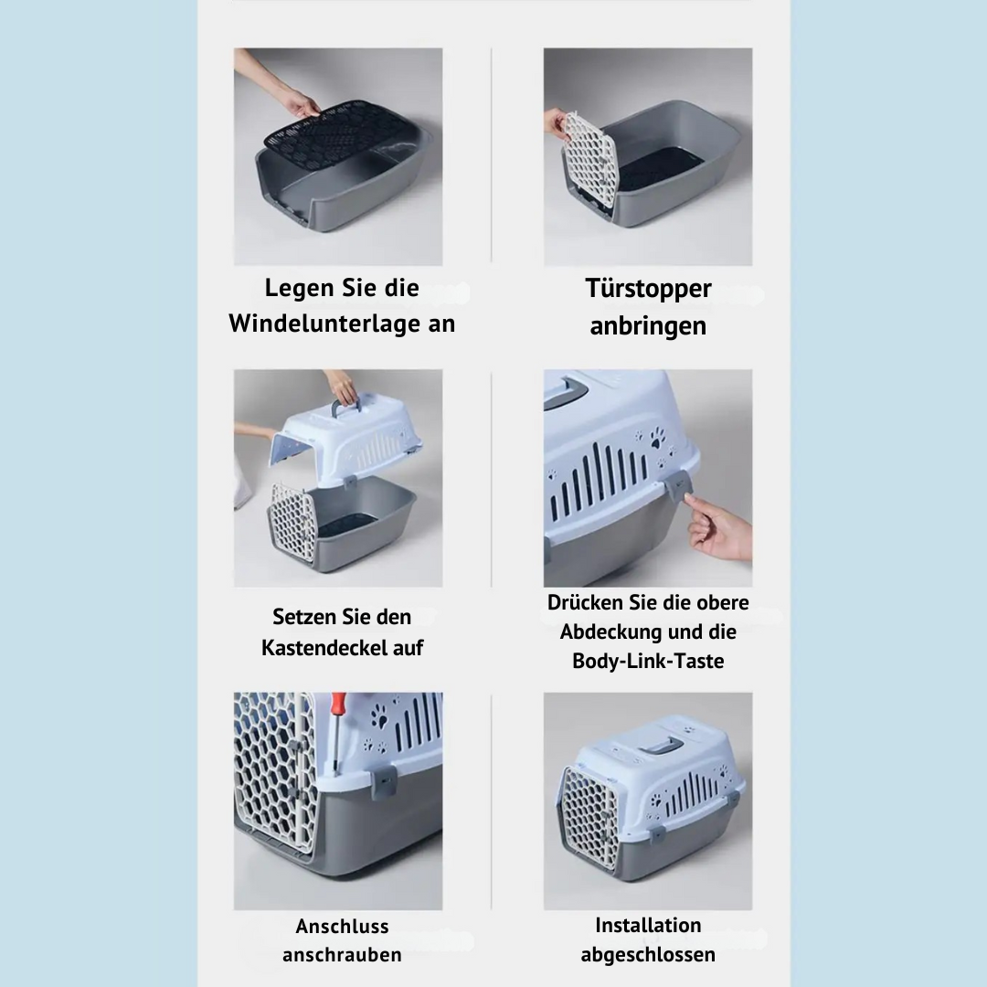 Fluffy Flug- und Transportbox – Für stressfreie Abenteuer mit Ihrem Haustier
