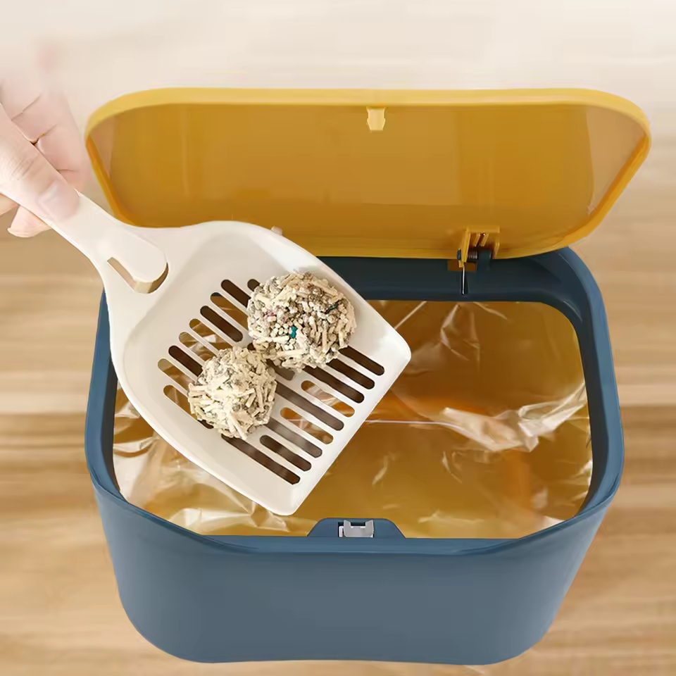 Geruchsdichter Katzenstreu-Mülleimer – Hygienisch & Kompakt