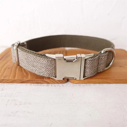 Personalisiertes Hundehalsband mit Gravur – aus Fiberglas und Edelstahl