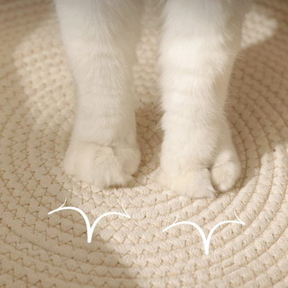 Handgeflochtenes Katzenbett aus Baumwolle – natürlich & gemütlich