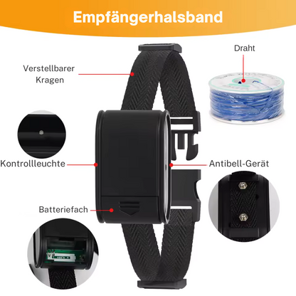 Haustier-Schutzzaun – unsichtbar, sicher & wasserfest für Hunde