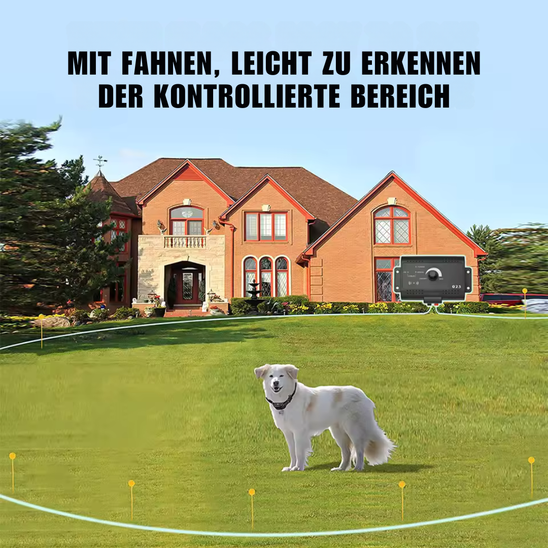 Haustier-Schutzzaun – unsichtbar, sicher & wasserfest für Hunde