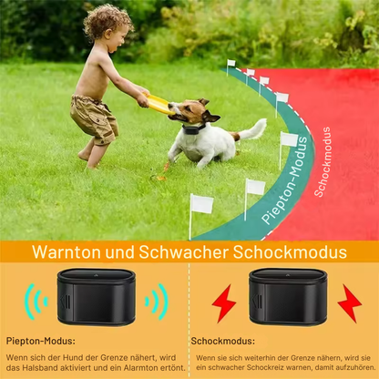 Haustier-Schutzzaun – unsichtbar, sicher & wasserfest für Hunde