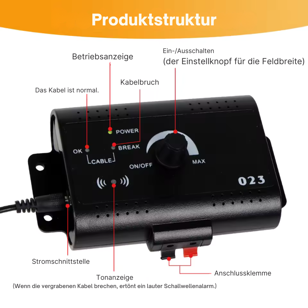 Haustier-Schutzzaun – unsichtbar, sicher & wasserfest für Hunde
