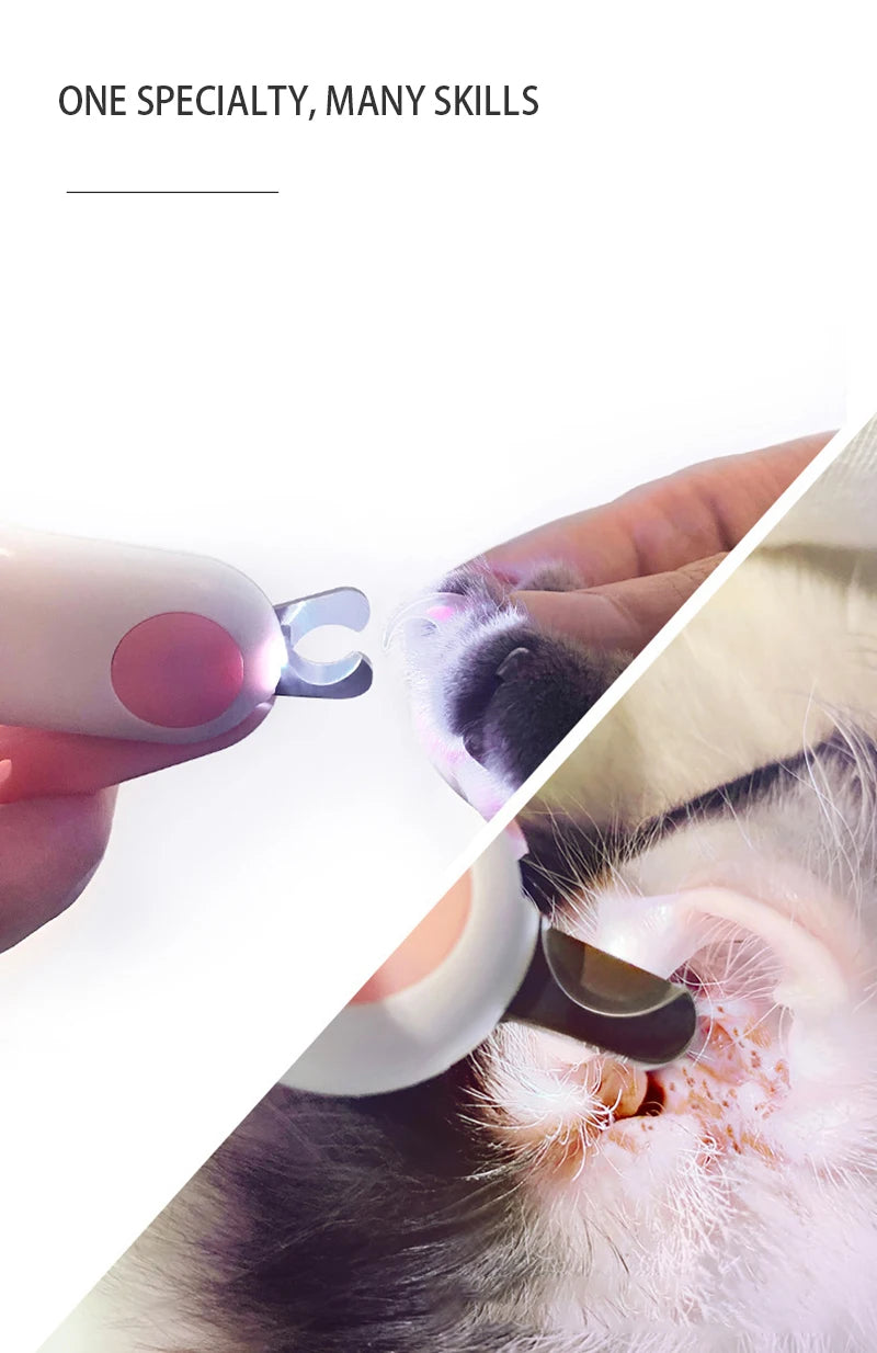 Profi-Tiernagelschneider mit Licht & Sicherheitsverschluss