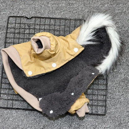 Winter Hundejacke mit Kapuze – Warm & stylisch für kleine Hunde