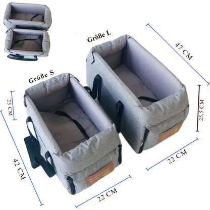 Hundesitz für Auto-Mittelkonsole – Sicher & Bequem für Kleine Hunde & Katzen