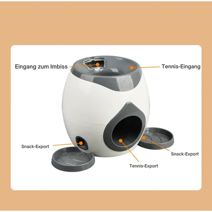 Interaktiver Hunde-Ball-Spender mit Snack-Belohnung & Spielspaß