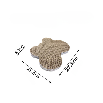 Katzen Kratzpad aus Wellpappe – robust, wendbar & möbelschonend