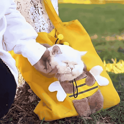 Tragetasche für Katzen & kleine Hunde mit Tiermotiven