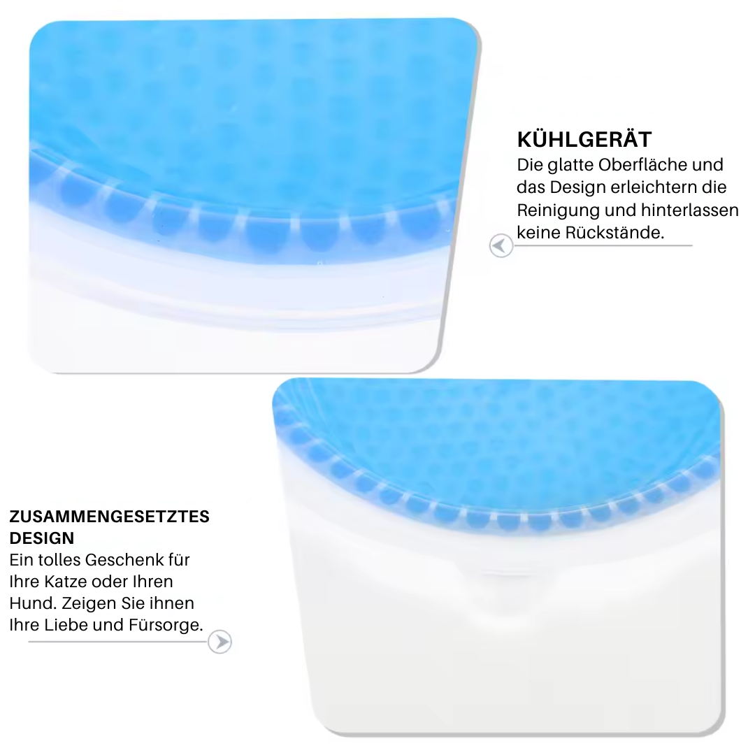 Kühlschale: Kühlender Futter- und Wassernapf für Haustiere