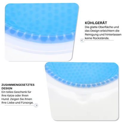 Kühlschale: Kühlender Futter- und Wassernapf für Haustiere