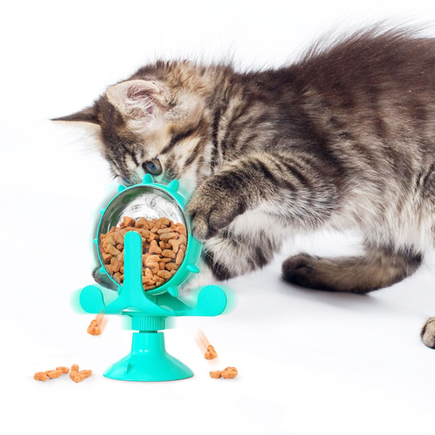 Interaktiver Futterspender im Laufrad – Langsamer Futterspender & Training