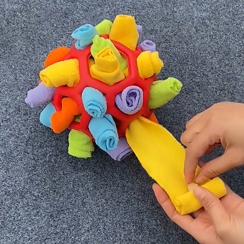 Interaktiver Schnüffelball – Beschäftigung & Spielspaß für Haustiere 🧠