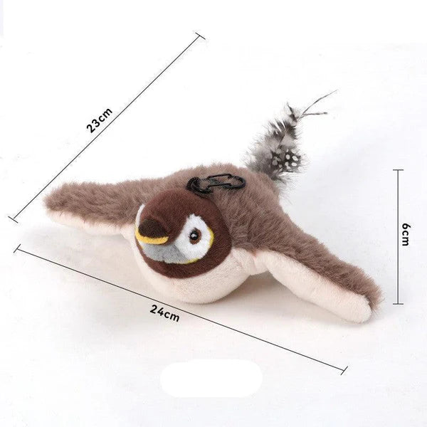 Flattervogel – Flattert und zwitschert wie echt! - Fluffy Adventures Haustiershop Default Title Mein Shop Interaktives Katzenspielzeug Flattervogel – Flattert und zwitschert wie echt! Interaktives Katzenspielzeug Mein Shop Default Title Fluffy Adventures Haustiershop