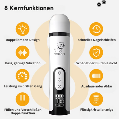 PfotenPerfekt LED-Krallenschleifer – Leise, sicher & effektiv!