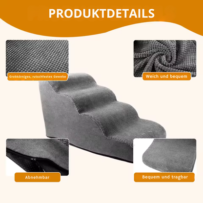 Premium Haustiertreppe – Stabil, rutschfest & waschbar für Sofa, Bett & Auto
