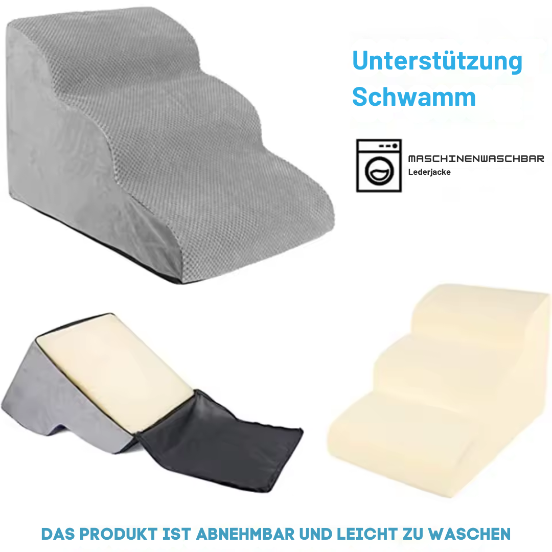 Premium Haustiertreppe – Stabil, rutschfest & waschbar für Sofa, Bett & Auto