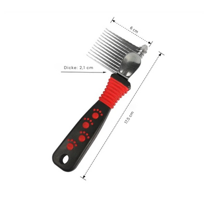 Profi-Entfilzer mit Edelstahlklingen – Für glänzendes, gesundes Fell