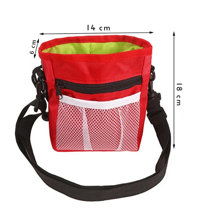 Profi Hundetrainingstasche mit Leckerli- & Kotbeutel-Fach