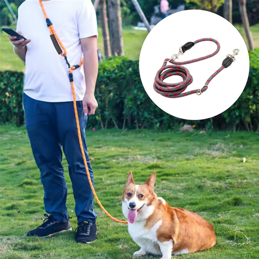 Reflektierende Hundeleine mit Trainingsfunktion