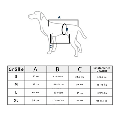 Reha-Hundegeschirr mit Griff – stabil, bequem, robust