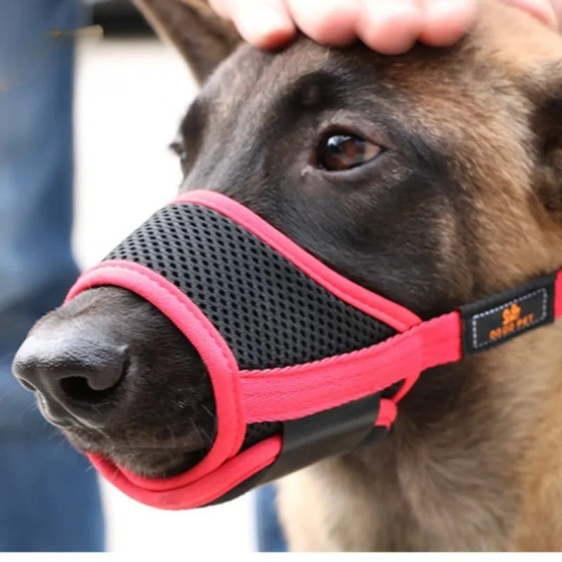 Atmungsaktiver Hunde-Maulkorb mit weicher Passform